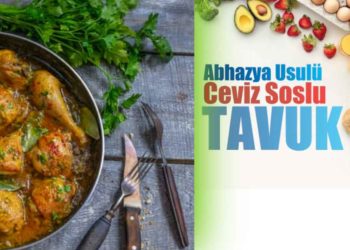 Abhazya usulü ceviz soslu tavuk