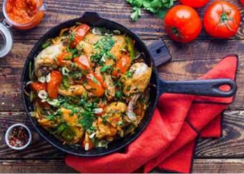 tavada piliç kızartması