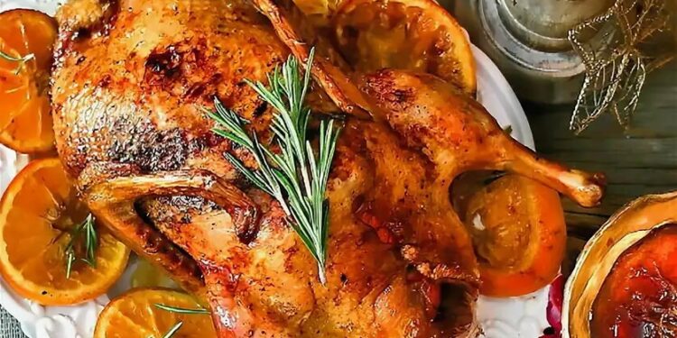 Утка с апельсинами