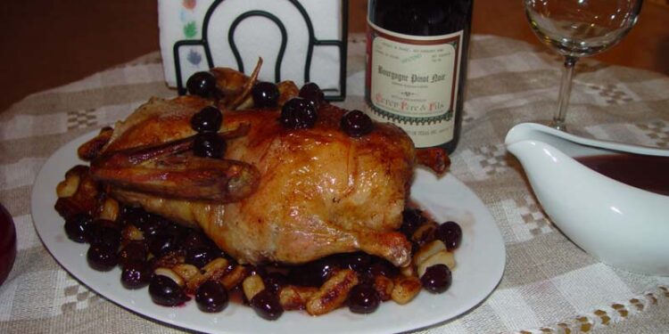 Утка с маслинами