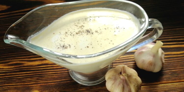 Ахҷаҭи аџыши ирылхны асыӡбал-соус сливочно-чесночный