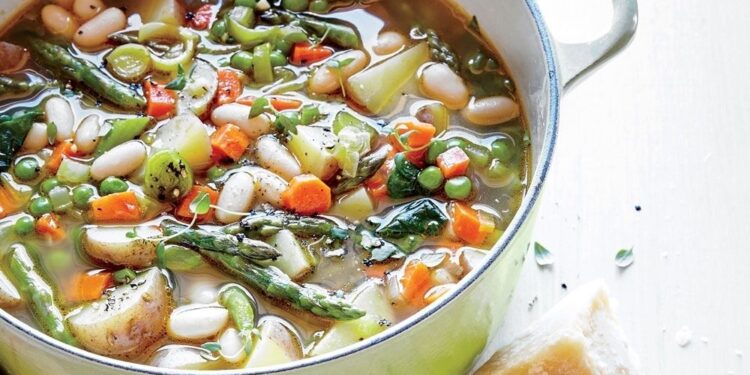 Овощной весений суп “Ломбардия”