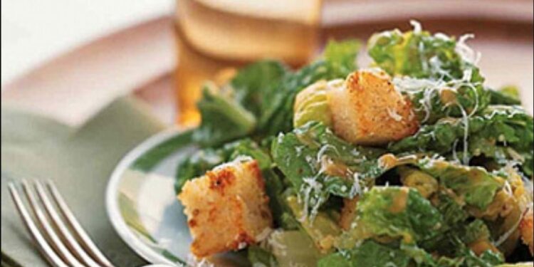 Салат с ворчестерширским соусом