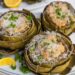 Артишоки, фаршированные с сыром и зеленью