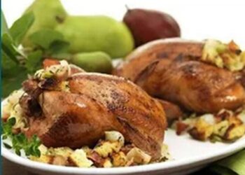 Акәҷышь аҵәы иахаҵаны иӡны (ҧсыуала)-Цыпленок, жаренный на вертеле по-абхазски