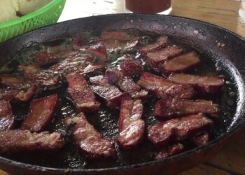 Ажьҵаа – мясо копченое