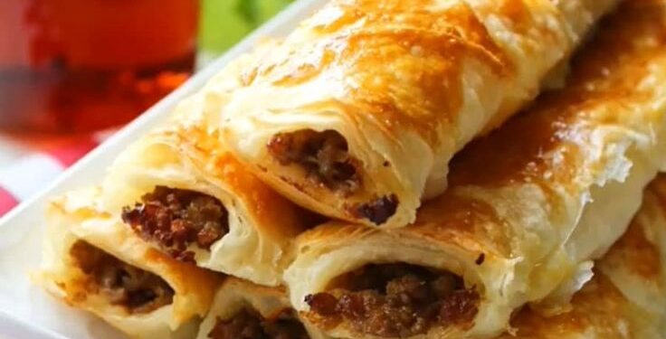 Начинка из мясного фарша- kıymalı börek içi