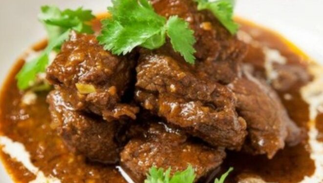 Акәырма – тушеная баранина с пряностями