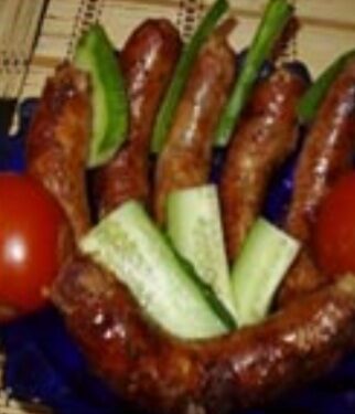 Аҭубар – сальтисоны (копченые), жаренные на вертеле