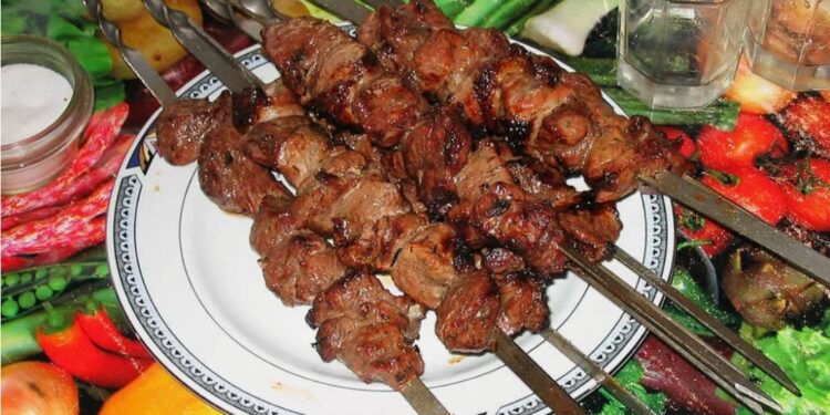 Ажьы ӡны – шашлык из свежего мяса