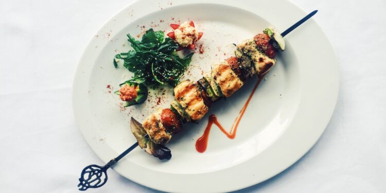 Шашлык из рыбы-меч kılıç şiş