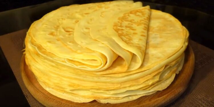 Блины на майонезе