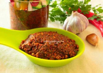 Акакан алаҵаны аџьыка-Аджика с орехом