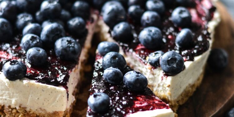 Черничный чизкейк