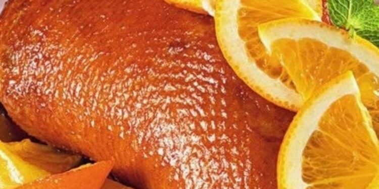 УТКА С АПЕЛЬСИНАМИ.