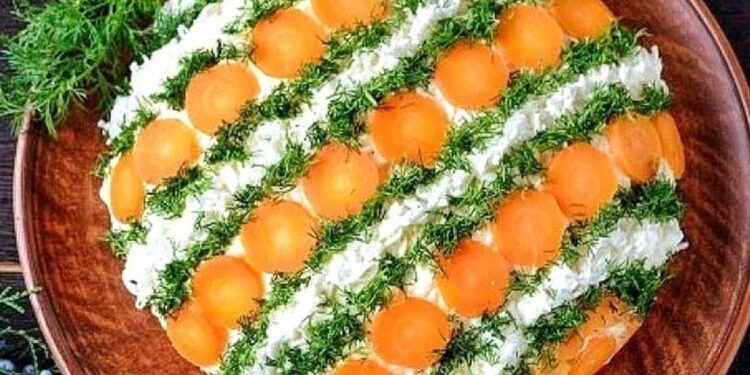 САЛАТ НОВОГОДНИЙ ШАР ⠀