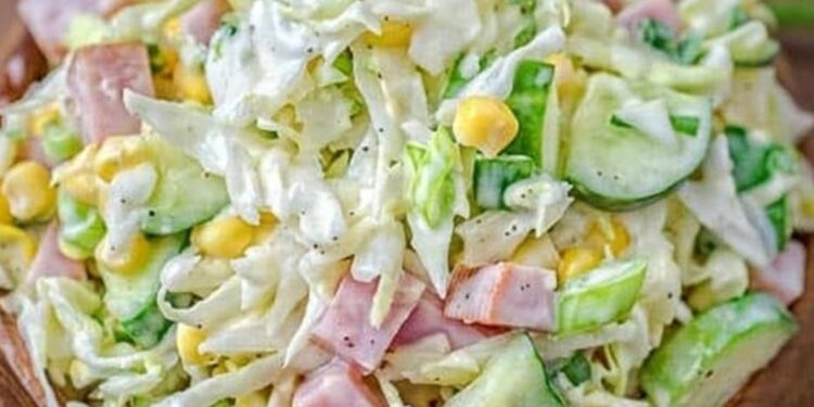 Хрустящий и сочный салат