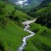Abhazya ‘da dağ köyü aynı zamanda tatil beldesi olan Auadhara köyü
