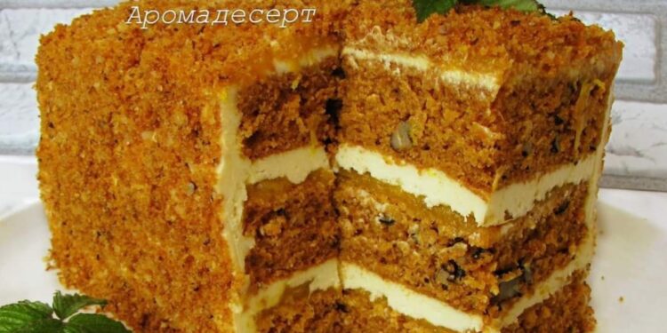МОРКОВНЫЙ ПРЯНЫЙ ТОРТ.