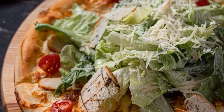 Пицца аля-цезарь 🍕