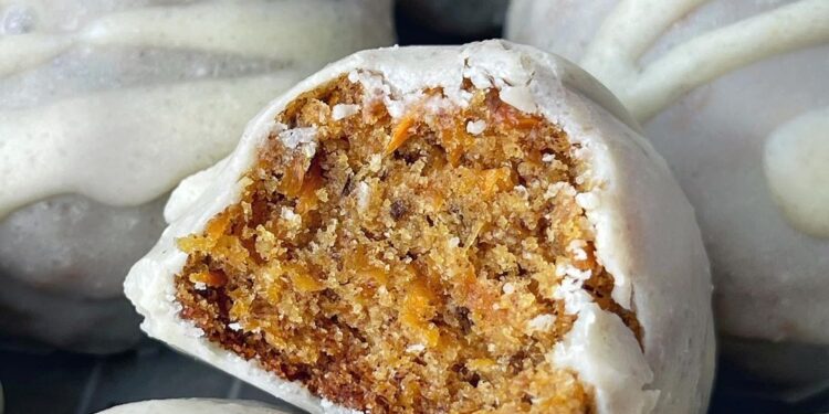 Морковные пряники в глазури