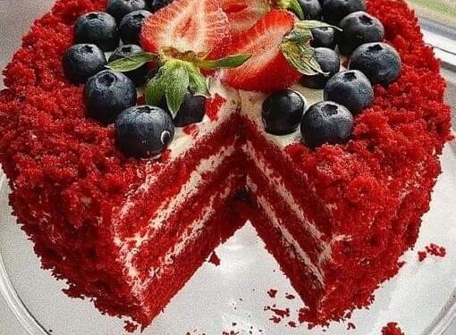 Торт Красный бархат⠀