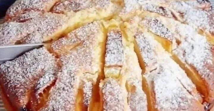 Творожная шарлотка