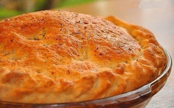 Мясной пирог за 10 минут  