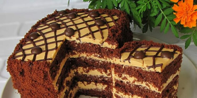 ШОКОЛАДНЫЙ МЕДОВЫЙ ТОРТ.