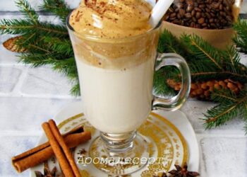 Кофе Дальгона (Dalgona coffee)-Кофе Дальгона (Dalgona coffee).