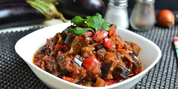 Соте из баклажанов 